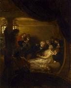 Benjamin West Death of Lord Nelson in the Cockpit of the Ship Germany oil painting artist